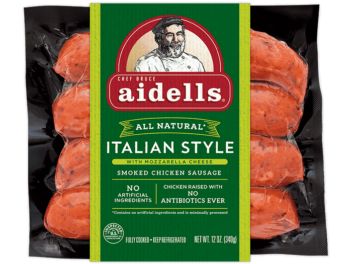 Italian Style Mozzarella | Chicken Aidells with Sausage