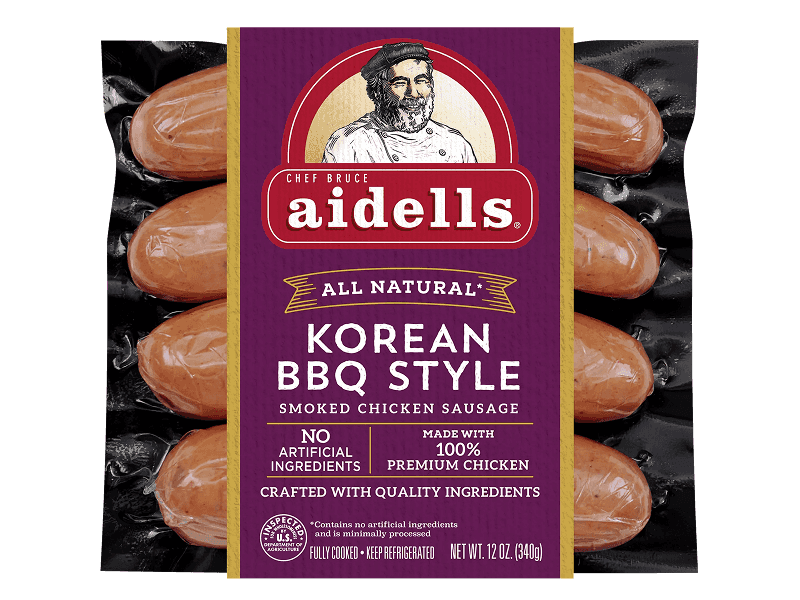 KOREAN BBQ STYLE SMOKED CHICKEN SAUSAGE