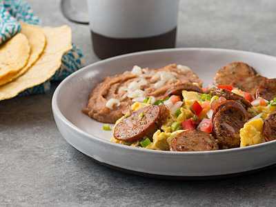 Huevos Rancheros with Sausage 