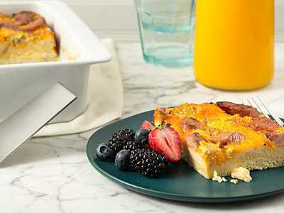 Holiday Breakfast Strata Sausage